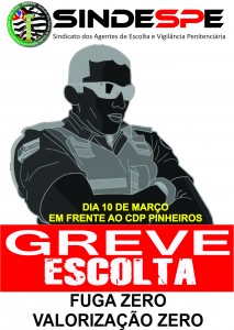 DIA 10 DE MARÇO - 9h EM FRENTE AO CDP PINHEIROS