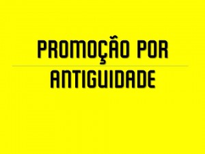 promoção por antiguidade