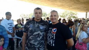 Secretário Geral Sindespe William "Nerin" e Dep. Est. Coronel Telhada