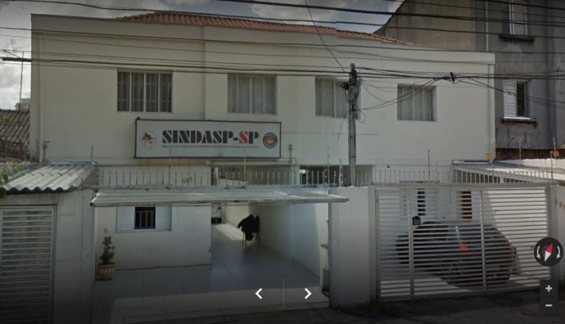 Fachada da sede do Sindasp Av. Ataliba Leonel, 587, Santana
