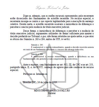 sentença reconhecida ale-4