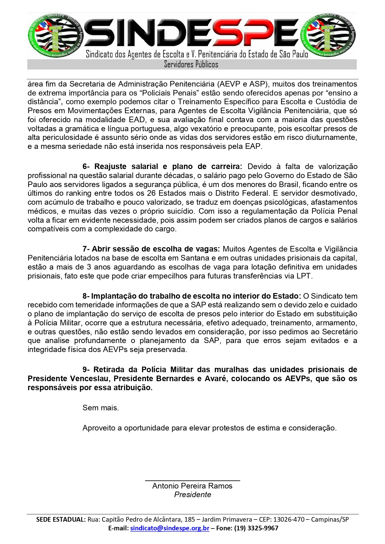 Of+¡cio 01-2023 - Reivindica+º+Áes ao Secret+írio da Administra+º+úo Penitenci+íria - Secret+írio da SAP (2)_page-0002