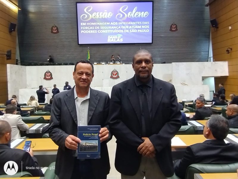 Antonio Pereira Ramos e Shelley Xavier Raimundo, presidente e tesoureiro do SINDESPE respectivamente