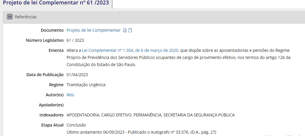 plc deputado Reis
