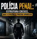 POLÍCIA PENAL: ESTRUTURA CRESCE, MAS A EFICIÊNCIA PRECISA APARECER.